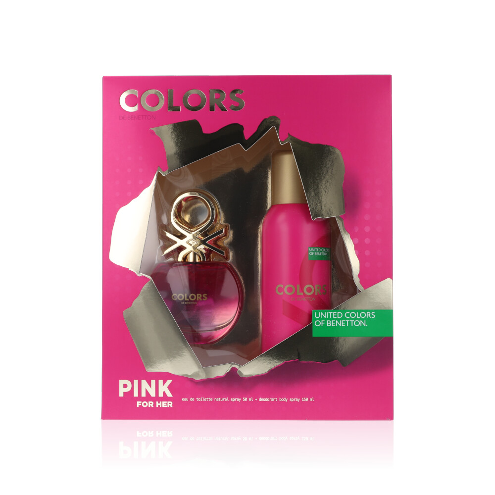 Colors De Benetton Pink for Her Giftset
